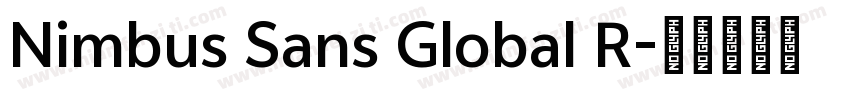 Nimbus Sans Global R字体转换